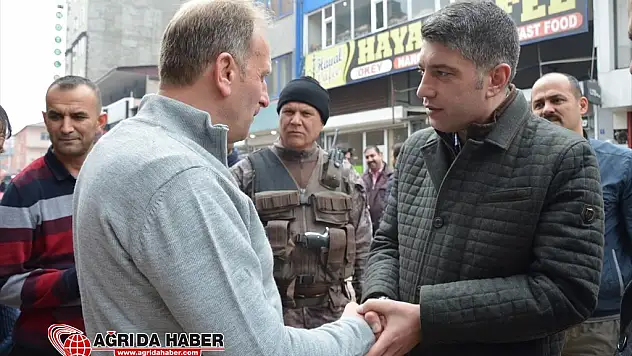 Doğubayazıt Kaymakamı Ulaş Akhan Esnaf Ziyareti