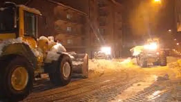 Muş'ta Kar Temizleme Çalışmaları