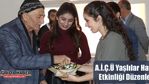 A.İ.Ç.Ü Yaşlılar Haftası Etkinliği Düzenlendi