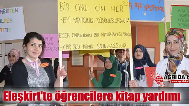 Eleşkirt'te Köy Okullarına Kitap Yardımı