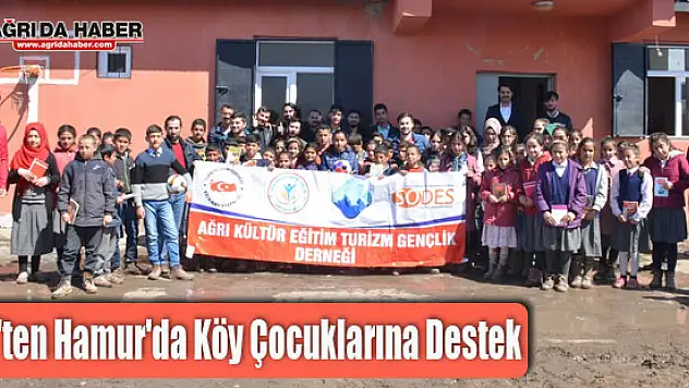 AKET'ten Hamur'da köy çocuklarına destek