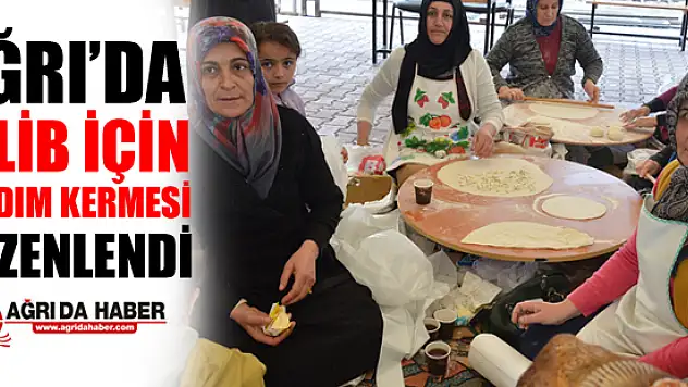 Ağrı'da Kimyasal Saldırıya Maruz Kalan İdlib'liler İçin Kermes Düzenlendi!