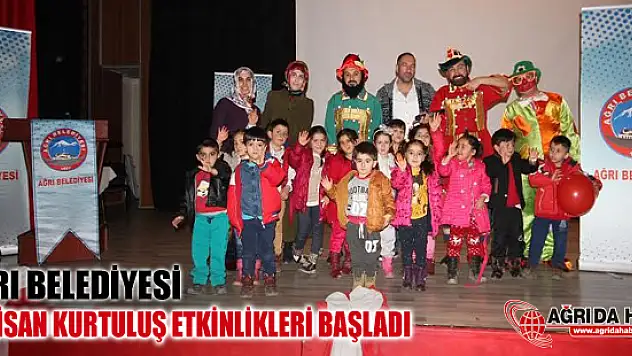 Ağrı Belediyesinin 15 Nisan Hacivat Karagöz Oyunu Gösterimi