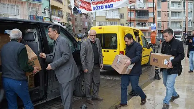Malatya'da kimyasal saldırıya maruz kalanlar için ilaç yardımı yapıldı