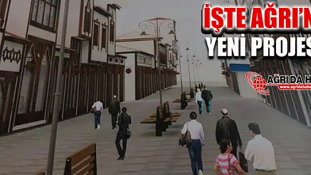 Ağrı Belediye Başkanı Musa Işın Cumhuriyet Caddesini yeniliyor
