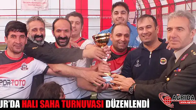 Hamur'da Halı Saha Futbol Turnuvası Düzenlendi!