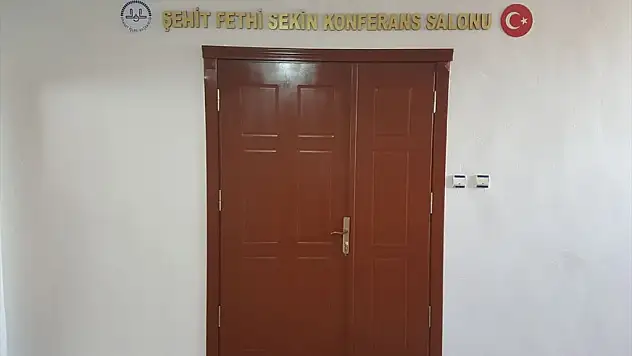Şehit Sekin'in Adı Konferans Salonunda Anlatılacak !