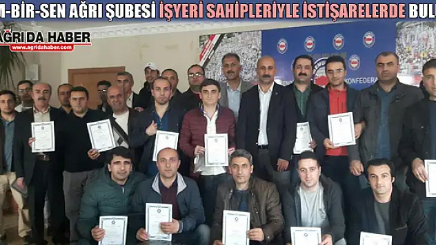 EĞİTİM-BİR-SEN Ağrı Şubesi İşyeri Sahipleriyle Buluştu!