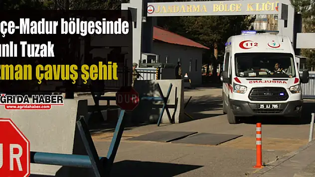 Kars Kağızman Çemçe-Madur bölgesinde 2 Uzman çavuş şehit oldu