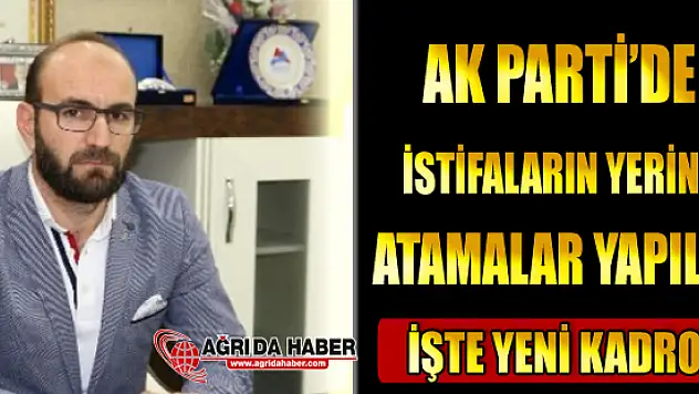 Ak Parti Ağrı İl Başkanı Kemal Atmaca Yeni Kadrosunu seçti