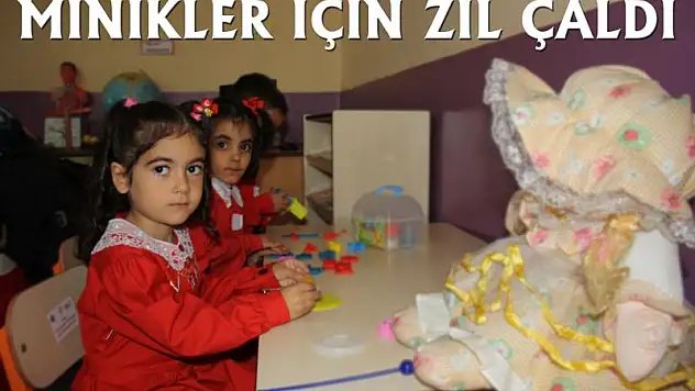 AĞRIDA MİNİKLER OKULA BAŞLADI