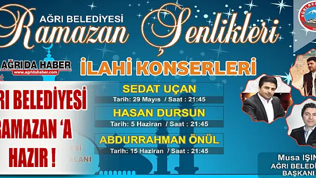 Ağrı Belediyesi 2017 Ramazan Etkinliklerine Hazırlanıyor