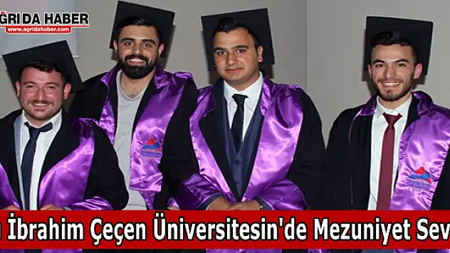 Ağrı İbrahim Çeçen Üniversitesin'de Mezuniyet Sevinci