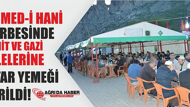Şehit ve Gazi Yakınlarına Tarihi Türbede İftar Yemeği Verildi