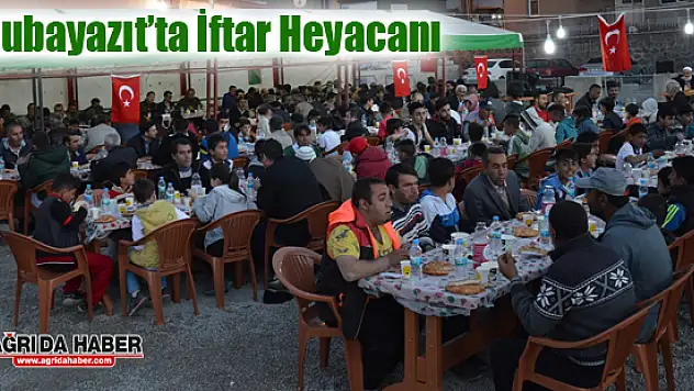 Doğubayazıt Belediyesi Ramazan çadırında İftar Heyecanı