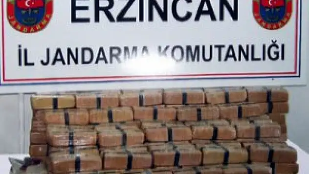 Erzincan'da Bir Otomobilde 41 Kilo Eroin Ele Geçirildi