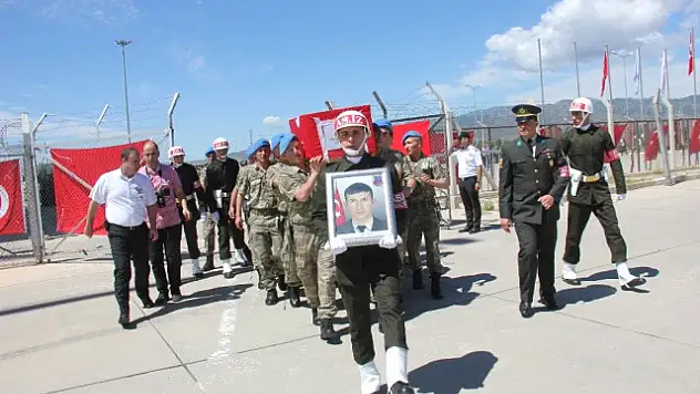 Genç İlçesinde Şehit Asker İçin Tören düzenlendi