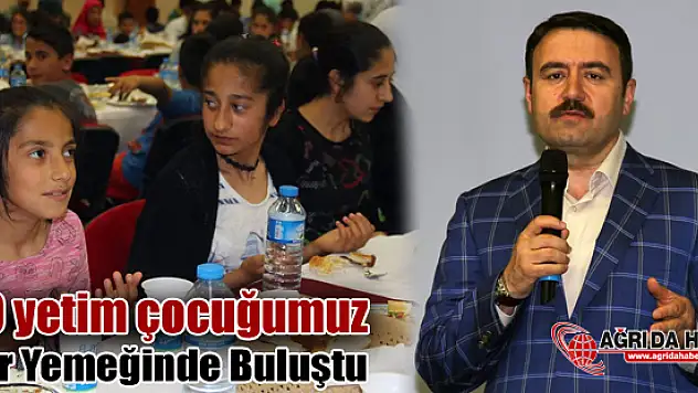 Ağrı'da 'Dünya Yetimler Günü'nde 270 Yetim Çocukuğumuz İftar'da buluştu