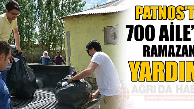 Patnos'ta 700 Aileye Ramazan Yardımı