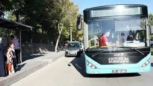Erzurum'da Bayramın İlk Günü Toplu Taşıma Ücretsiz