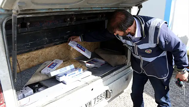 Erzurum'da Kaçak Sigara Operasyonu