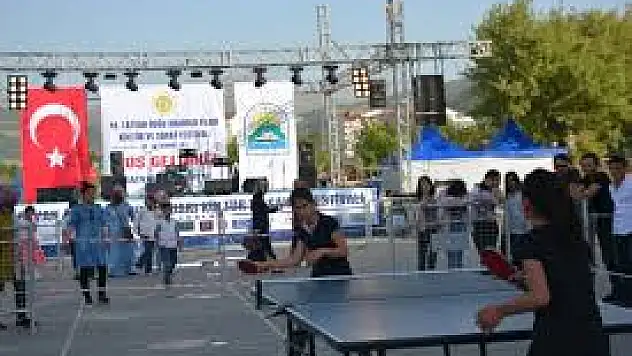 Tatvan'da Masa Tenis Turnuvası Başladı