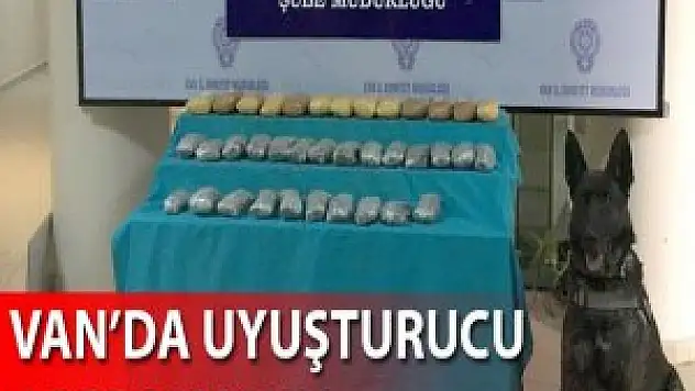 Van'da Dev Uyuşturucu Operasyonu