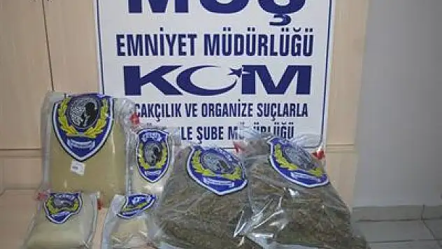 Muş'ta Uyuşturucu Operasyonları !