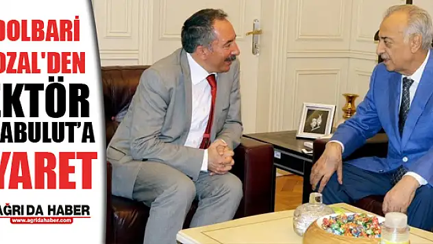 İş Adamı Abdolbari Goozal'den Rektör Karabulut'a Ziyaret
