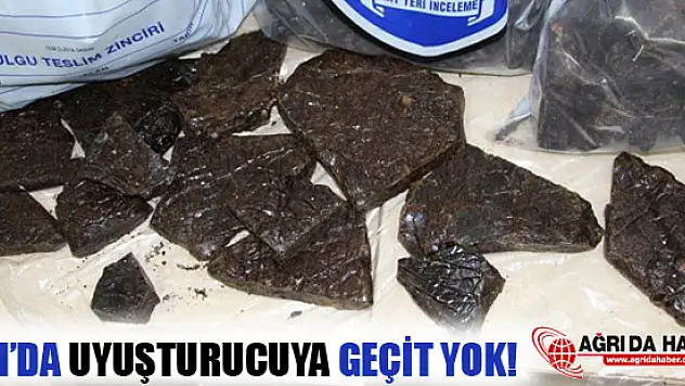 Ağrı'da Uyuşturucuya Geçit Yok