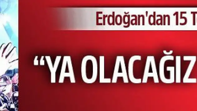 Cumhurbaşkanı Recep Tayyip Erdoğan, Demokrasi Nöbetleri Her yıl devam edecek