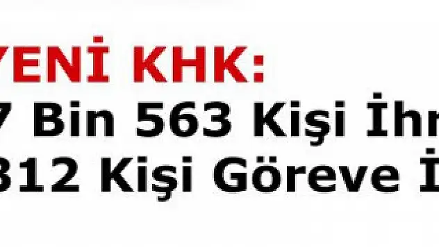 Yeni KHK Açıklandı!