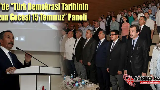 A.i.Ç.Ü'de 'Türk Demokrasi Tarihinin En Uzun Gecesi 15 Temmuz' Paneli