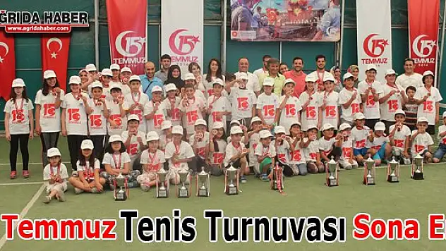 15 Temmuz Dolayısıyla Düzenlenen Tenis Turnuvası Sona Serdi