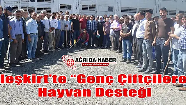 'Genç Çiftçilere' Hayvan Desteği