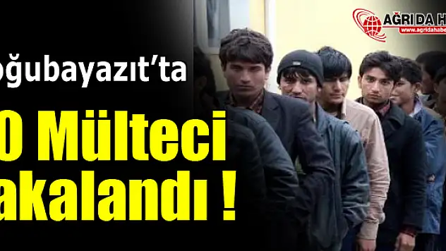 Ağrı Doğubayazıt ilçesinde Afgan Uyruklu 40 Kaçak Yakalandı