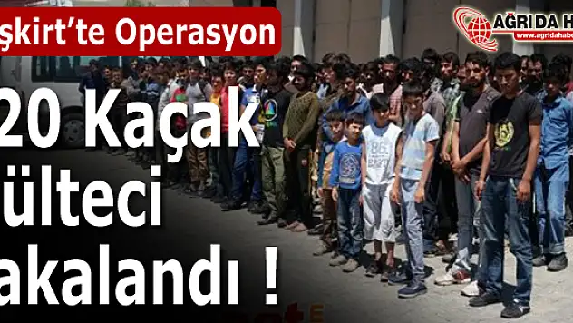 Ağrı'da Şoförün terk ettiği Otobüste 120 Kaçak Yakalandı