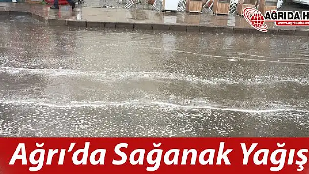 Ağrı'da Sağanak Yağış