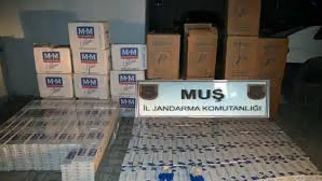Muş'ta Kaçak Sigara