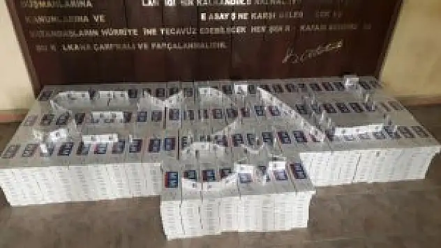 Şemdinli'de 8 bin 727 paket Kaçak Sigara Yakalandı