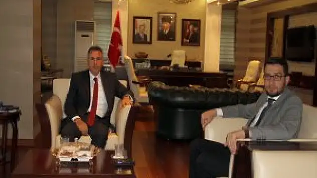 Aa Erzurum Bölge Müdür Vekili Şekerci, Vali Elban'ı Ziyaret Etti