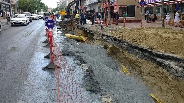 Alt Yapı Çalışmasında Doğalgaz Boruları Patladı