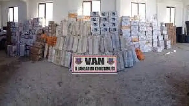 Van'da Kaçak Sigara Operasyonu