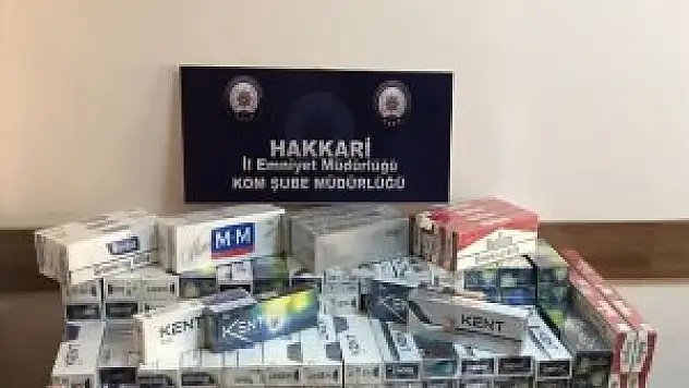 Hakkari'de 4 bin 200 paketlik Kaçak Sigara Operasyonu
