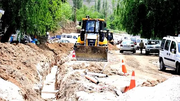 Malatya'da Altyapı Çalışmaları Devam Ediyor