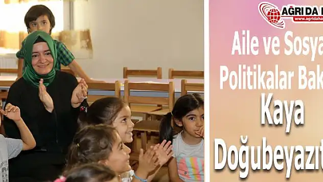 Aile Ve Sosyal Politikalar Bakanı Kaya, Doğubeyazıt'ta