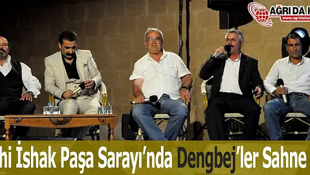 Tarihi İshak Paşa Sarayı'nda 'Dengbej' Dinletisi Yapıldı