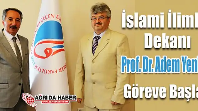 İslami İlimler Fakültesine Atanan Dekan Prof. Dr. Adem Yerinde Göreve Başladı