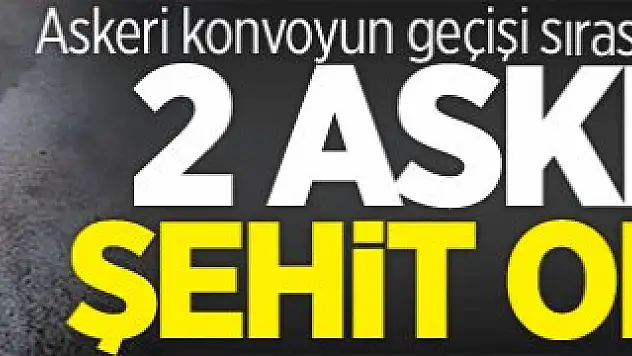 Batman'da Askeri Aracın Geçişi Sırasında Patlama: 2 Asker Şehit