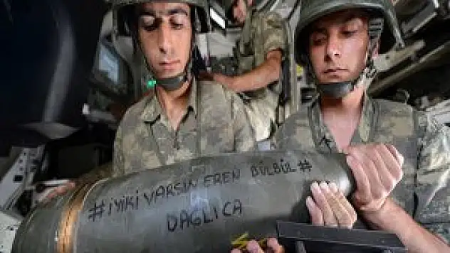 Mehmetçik'ten Teröristlere 'Eren Bülbül' Yazılı Mermi